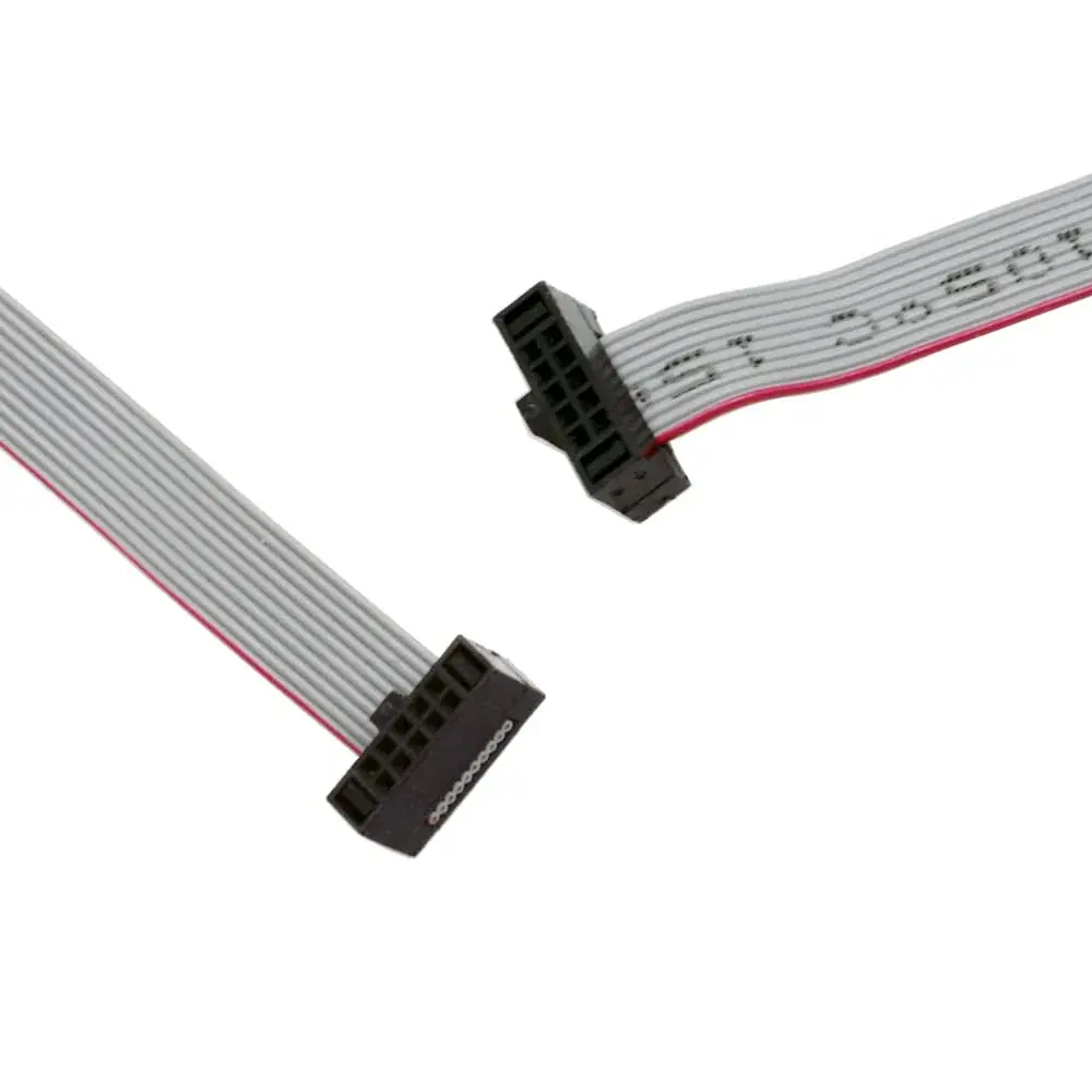 Treedix 1.27mm Pitch IDC Ribbon Cable 200mm (7.87 in) Female to Female, Pack of 2 | JTAG/ISP Connecting SWD Cable - view 2