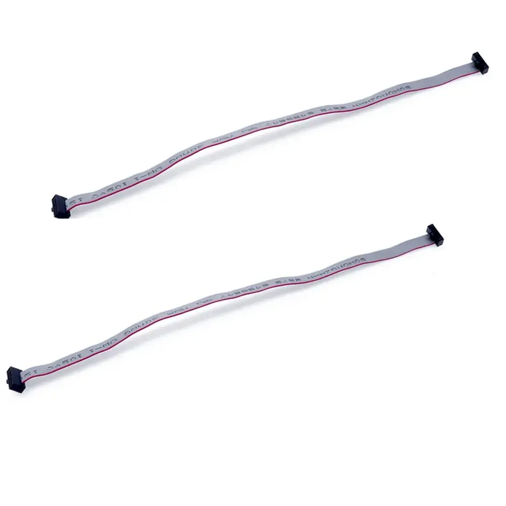 Treedix 1.27mm Pitch IDC Ribbon Cable 200mm (7.87 in) Female to Female, Pack of 2 | JTAG/ISP Connecting SWD Cable - view 3
