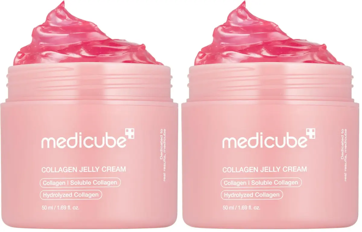 medicube Collagen Jelly Cream 100ml (3.38 Fl Oz) | Niacinamide & Hydrolyzed Collagen for 24h Glow & Lifted Look - main product image