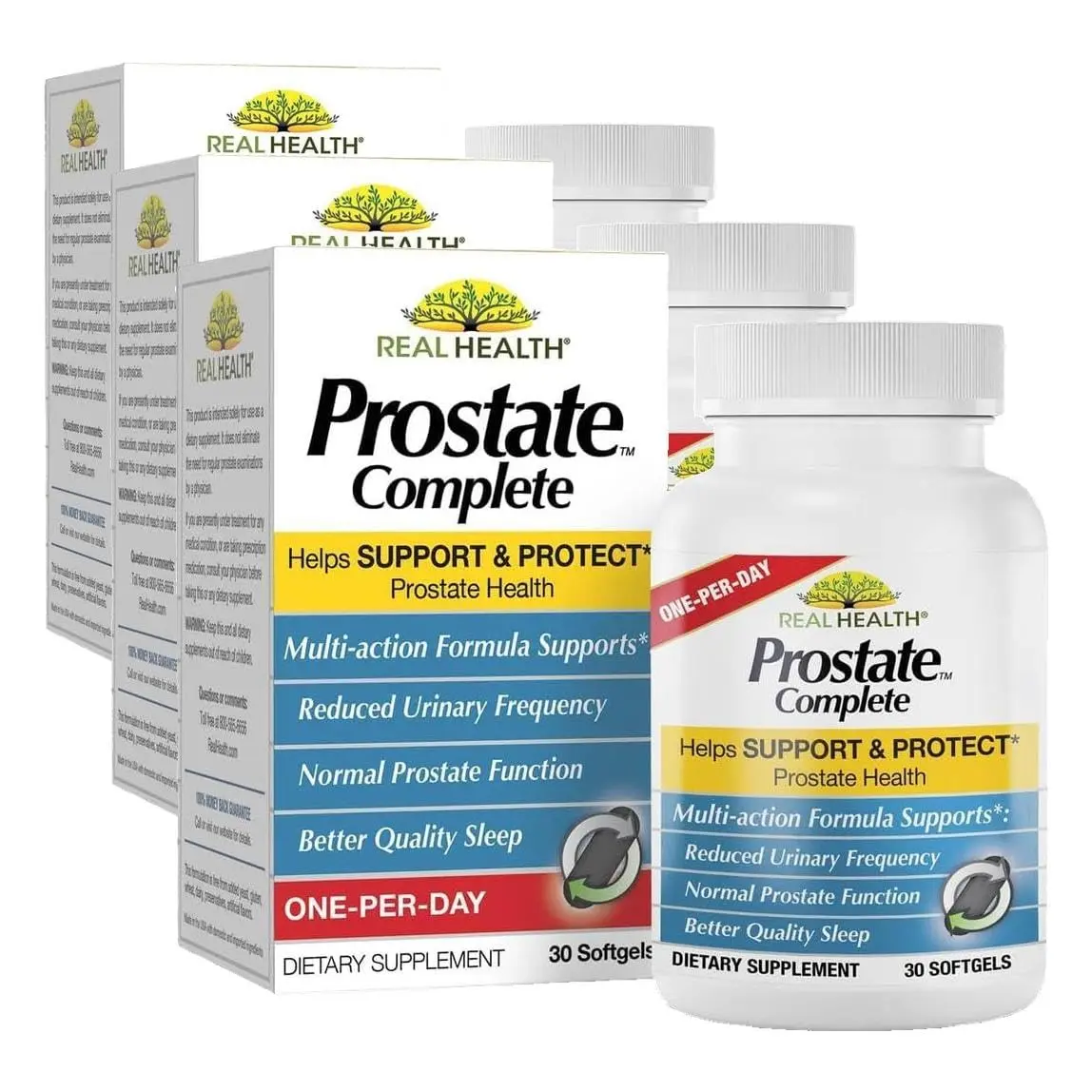 Real Health Prostate Complete - Prostate Support Softgels 90 Ct | Natural Relief & Wellness - main product image