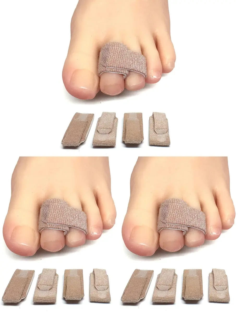 ZenToes Hammer Toe Straightener, Broken Toe Splint & Buddy Wraps, 12 Ct (Pack of 3) | FDA Approved Orthopedic Brace for Daily Pain Management - main product image