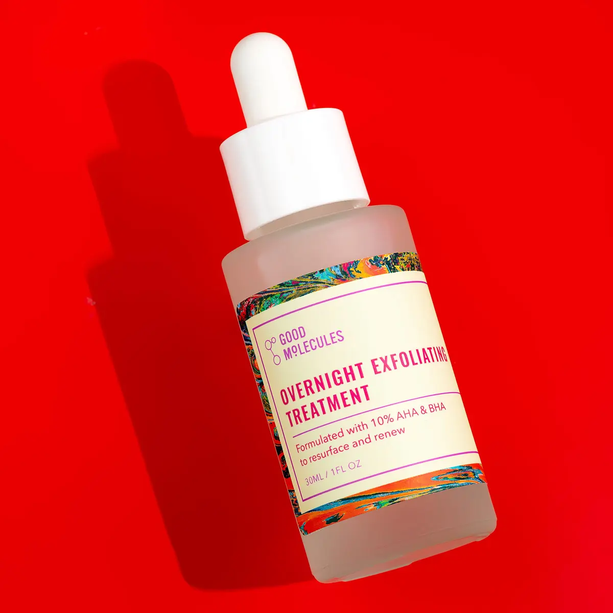 Good Molecules Overnight Exfoliating Treatment 120ml (4 Fl Oz) | AHA & BHA Face Exfoliator for Resurfacing - view 7