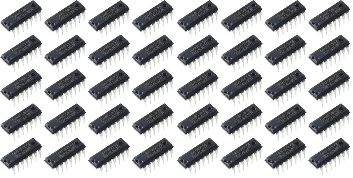 Bridgold 20pcs SN74LS32N 74LS32 74LS32N HD74LS32P DM74LS32N Quadruple 2-Input OR Gates DIP-14 - main product image