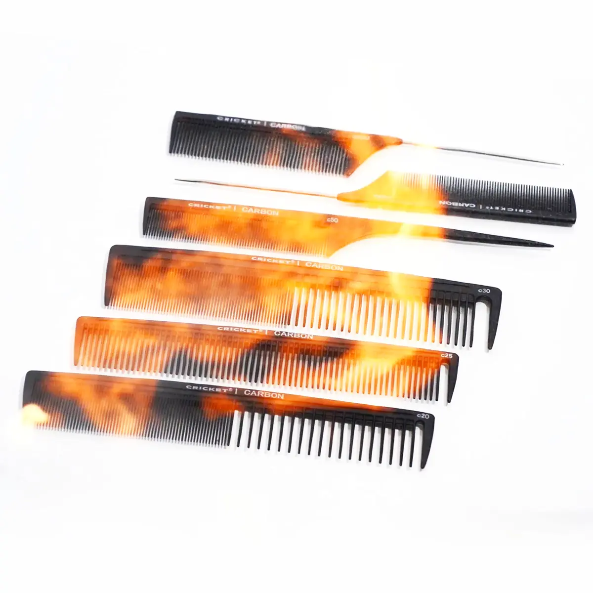 Cricket C25 Professional Hair Stylist Multi-Purpose Carbon Comb - Heat-Resistant Comb for All Hair Types (Pack of 4) - view 5