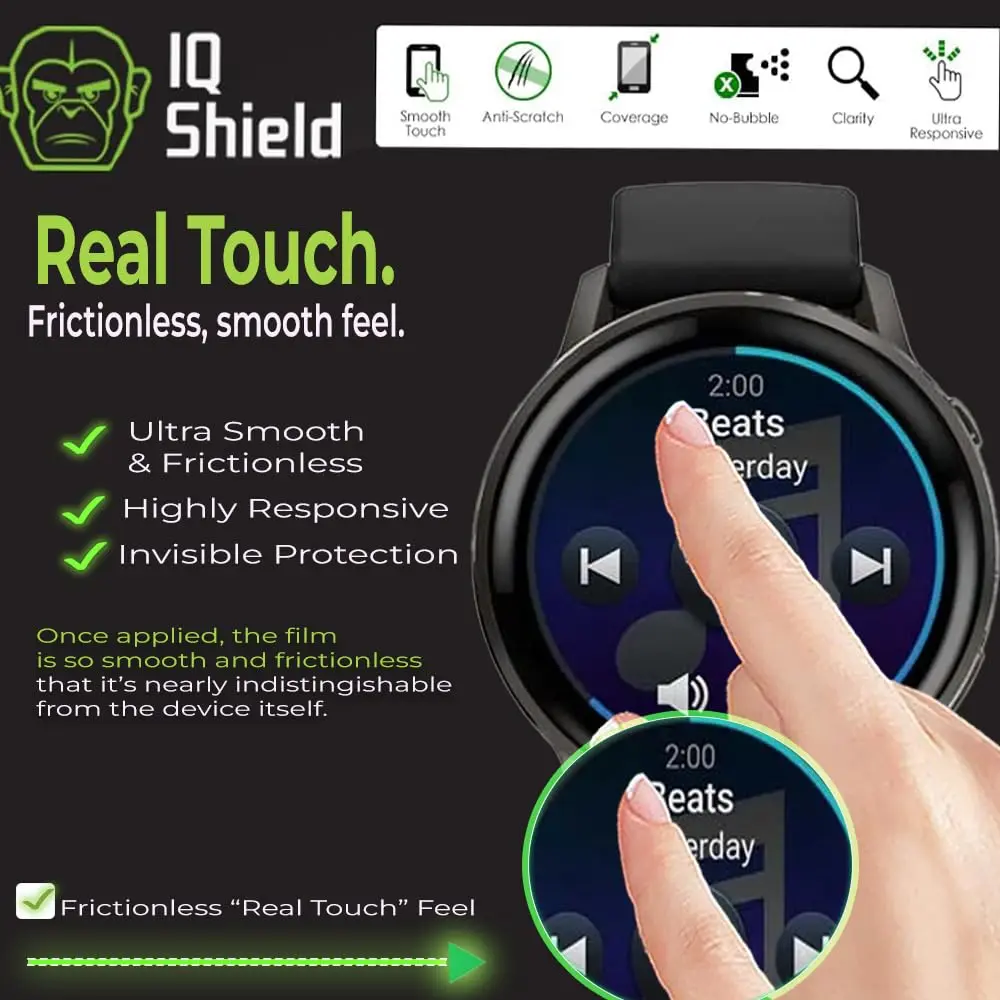 IQShield 12 Pack Screen Protector for Garmin Forerunner 970/570/965 & Venu 4 | Ultra Thin, Anti-Scratch, Bubble-Free - view 8