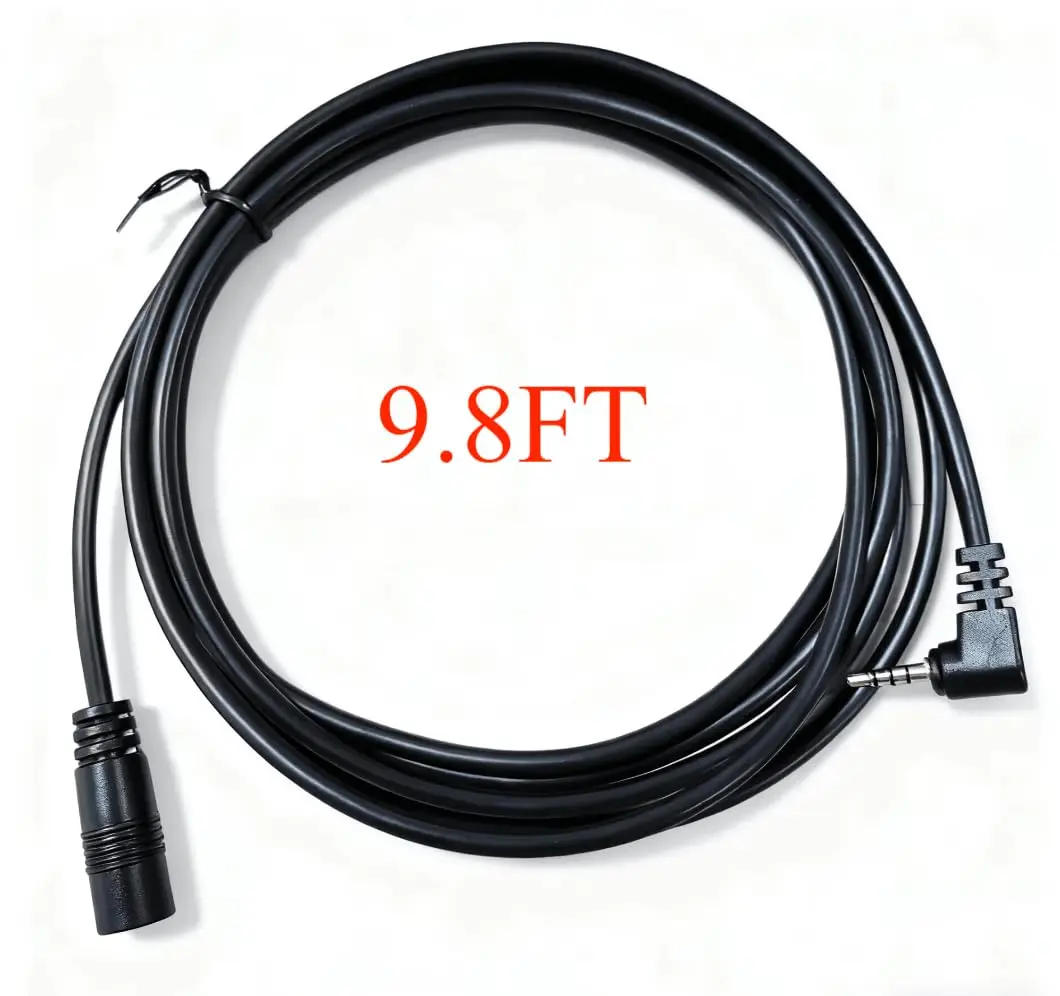 YQMAJIM 9.8 Ft (2.5mm) Male to Female Extension Cord for Backup Cameras (Pack of 2) | Stable Signal Transmission - view 8