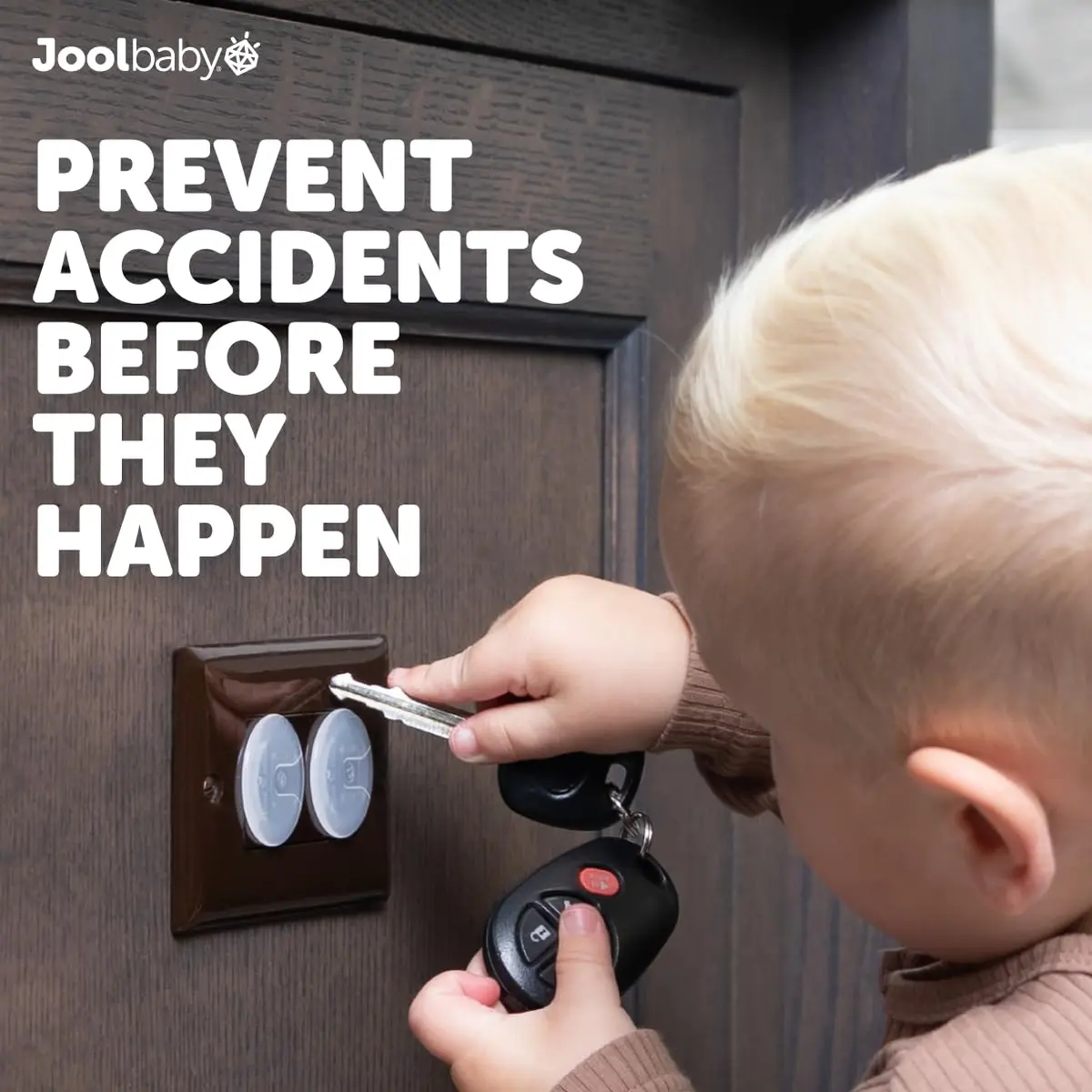 Jool Baby Outlet Covers 64 Pack | Child Safety Plug Protectors for Baby Proofing Electric Sockets - view 6