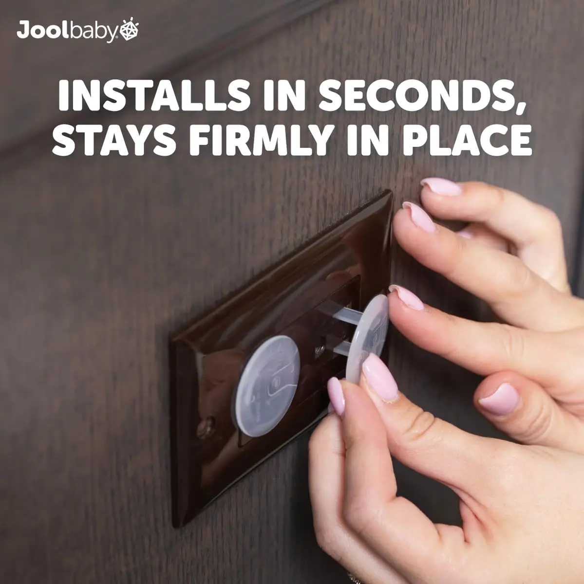 Jool Baby Outlet Covers 64 Pack | Child Safety Plug Protectors for Baby Proofing Electric Sockets - view 4