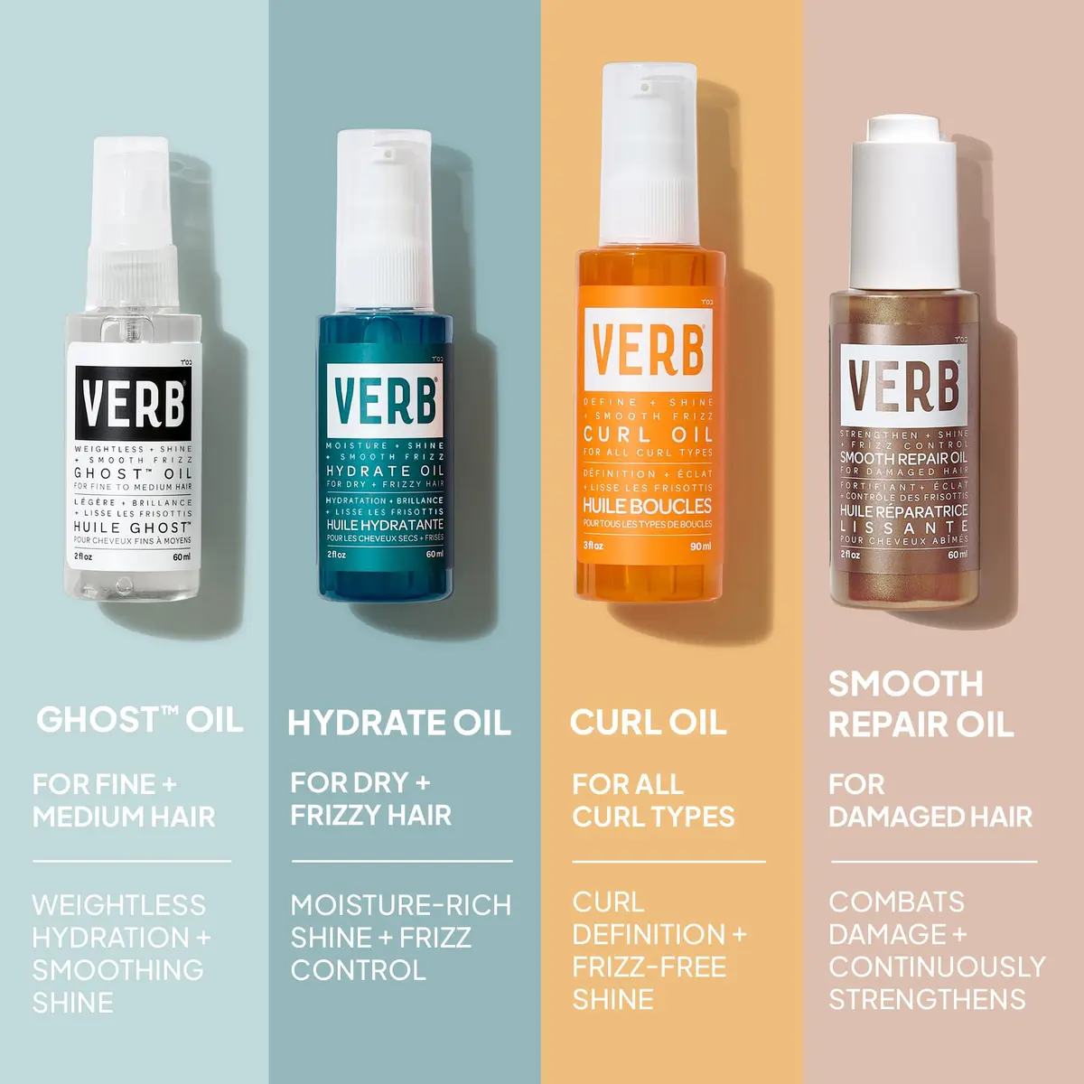 VERB Ghost Oil Ornament 2 oz | Weightless Frizz Control & Shine for All Hair Types - view 6