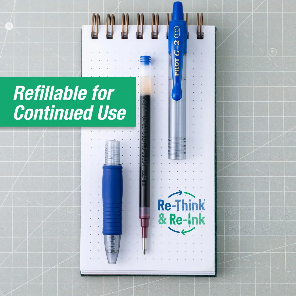 PILOT G2 Premium Gel Roller Pens, Blue Ink Bold Point 1.0mm (12-Pack) | Longest Writing Gel Ink Pen - view 5