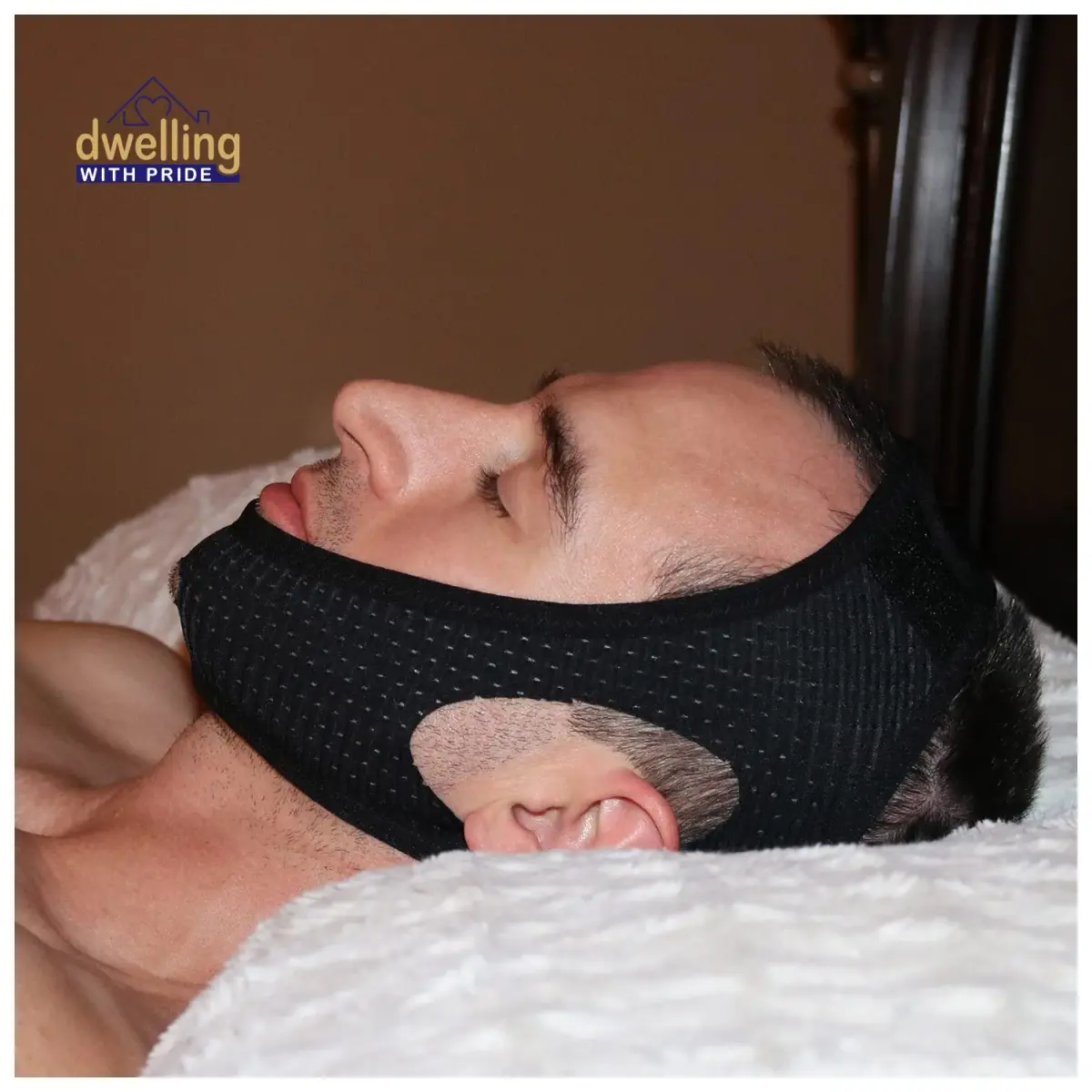 Dwelling With Pride Anti Snore Chin Strap Pack of 3 | Ergonomic Fit for Men and Women - view 2