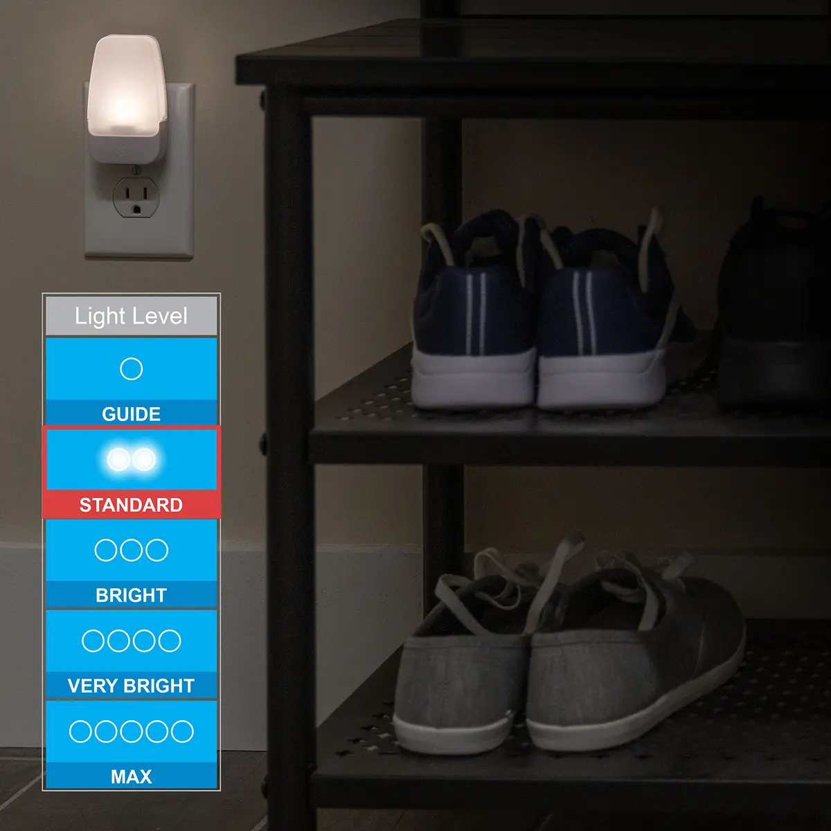 GE Plug-in Night Light with Dusk to Dawn Sensor, 16 Pack (Warm White) | Automatic Indoor Lighting - view 5