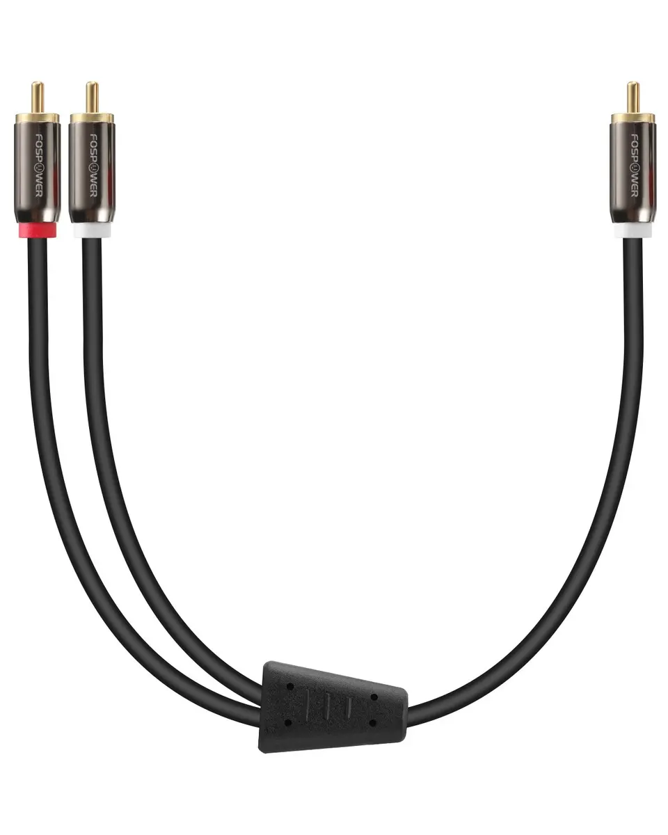 FosPower RCA Y-Adapter (3 Feet) | Gold Plated Stereo Audio Splitter for Home Theater & Subwoofer - view 4