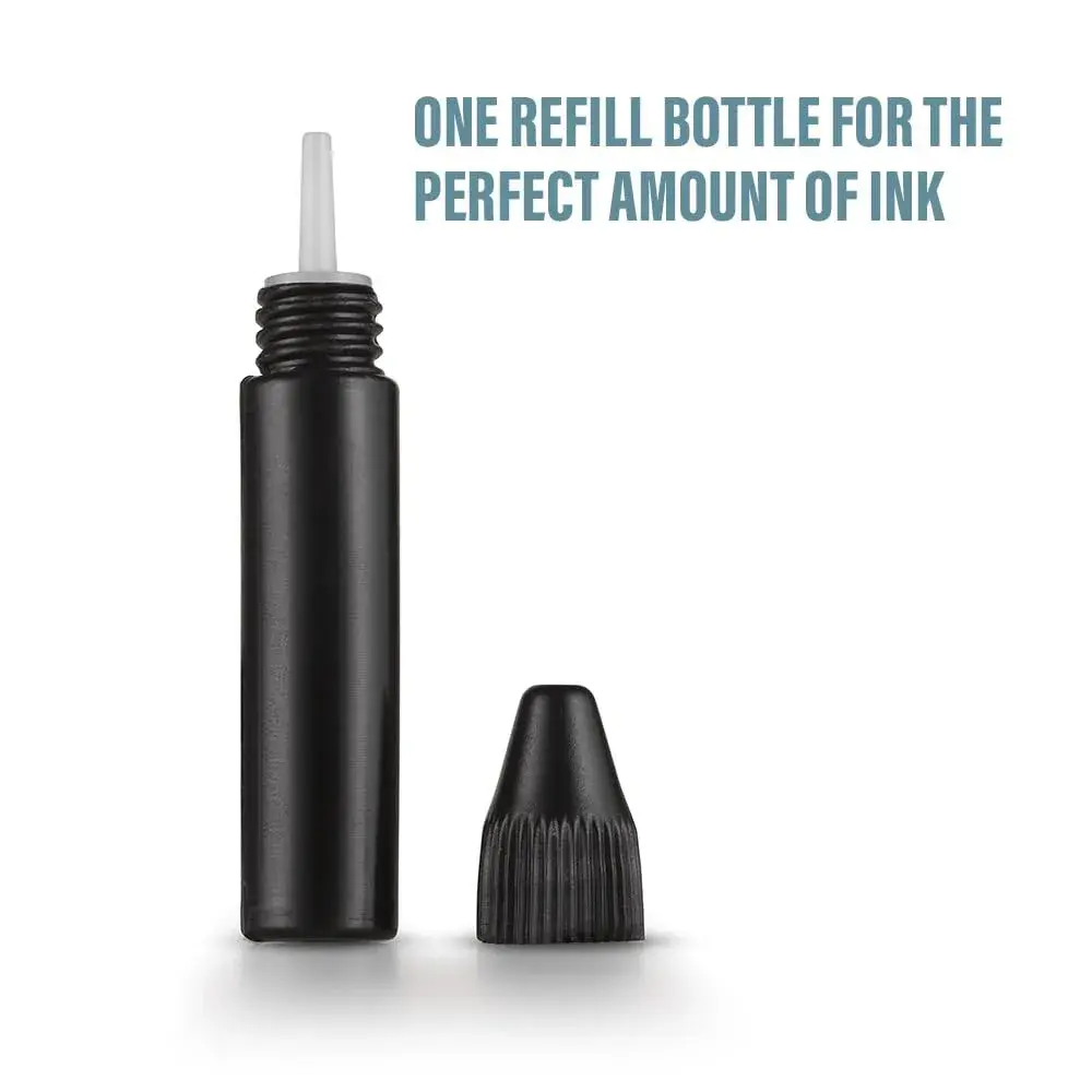 Trodat Black Ink Refill 3-Pack for ID Protector & ID Protector+ | 0.07 oz (2.0 ml) per bottle - view 3