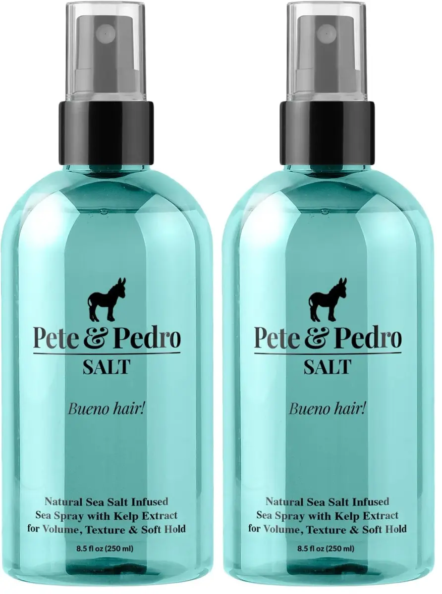 Pete & Pedro Natural Sea Salt Spray for Hair 500ml (17 Fl Oz) | Adds Instant Volume, Texture, Thickness, & Light Hold - main product image