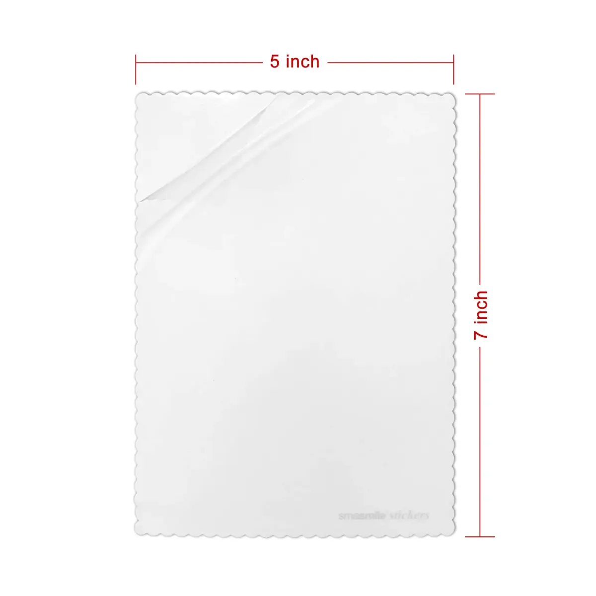 SMASMILE Static Cling Windshield Sticker Applicator 10 Pack 5"x7" | Reusable & Residue-Free - view 3