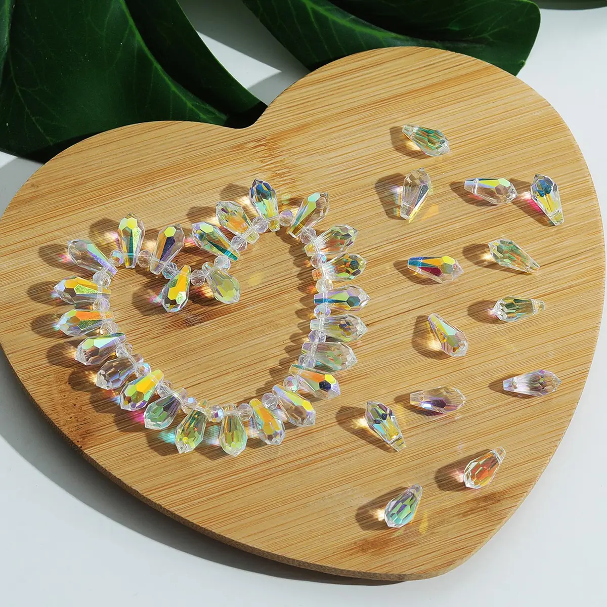 LONGWIN AB Teardrop Crystal Beads 7x14mm (144pcs Total) | Glass Beads for Jewelry Making, Earrings, Necklaces, Bracelets - view 8