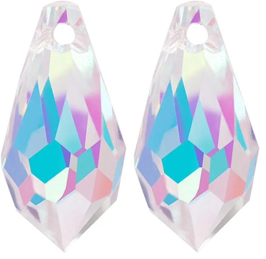 LONGWIN AB Teardrop Crystal Beads 7x14mm (144pcs Total) | Glass Beads for Jewelry Making, Earrings, Necklaces, Bracelets - view 3