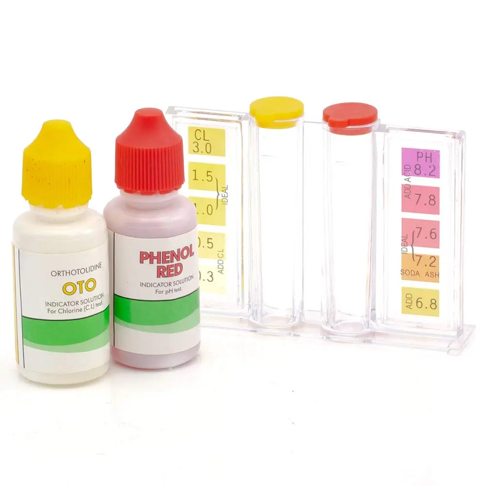 WWD POOL 2-Way Pool Water Test Kit for Chlorine & pH | Accurate Water Chemistry Testing (Pack of 2) - view 2