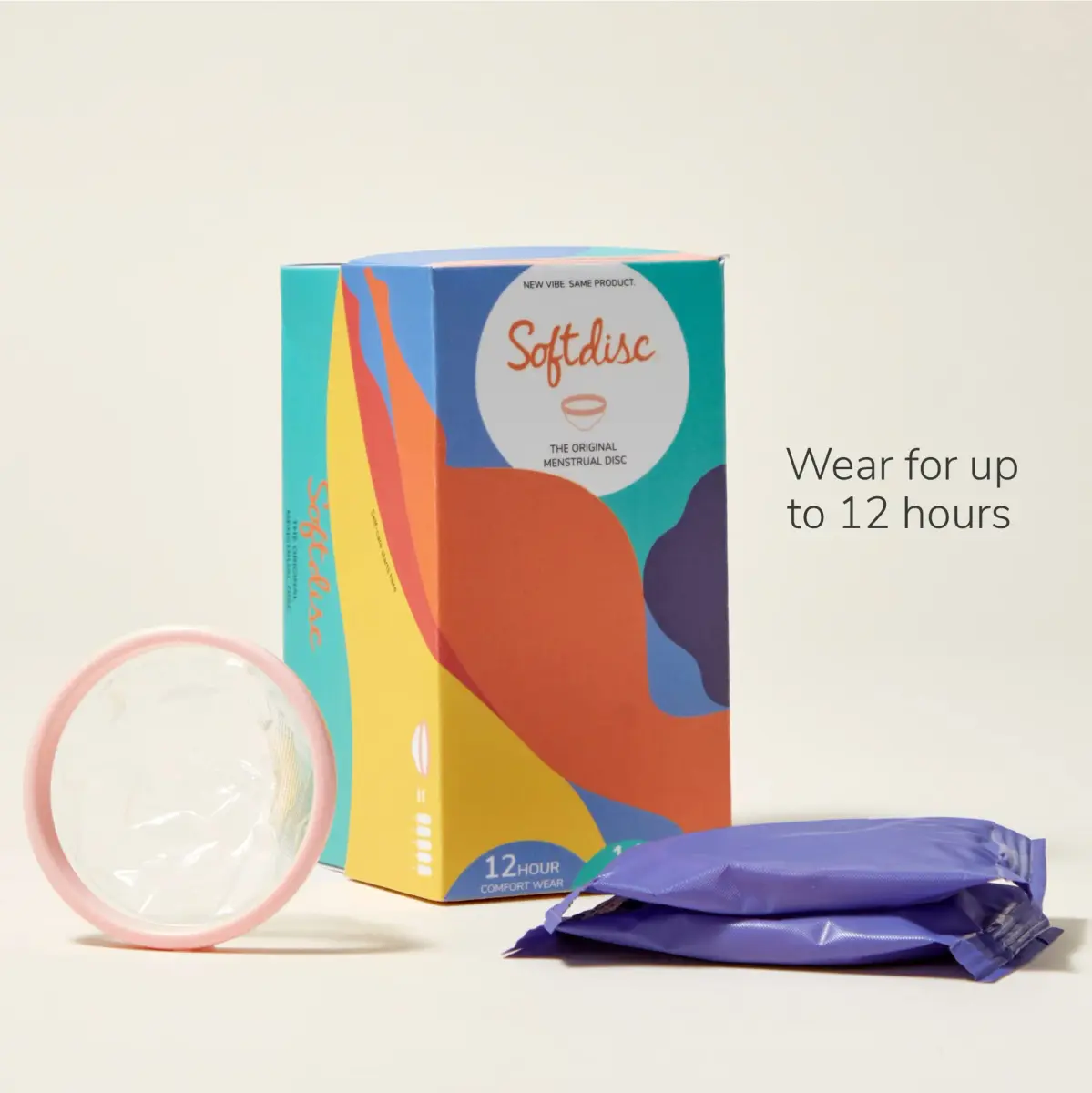 Softdisc Menstrual Discs 28 Count (14 Count Pack of 2) | USA Imported Period Discs for All Flow - view 2