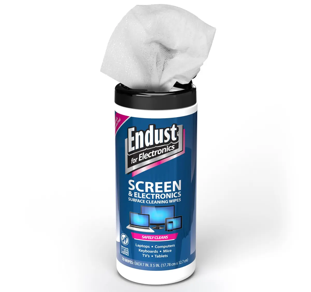 Norazza Endust For Electronics Wipes 70 Count | Alcohol & Ammonia Free Screen & Electronics Cleaner - view 5