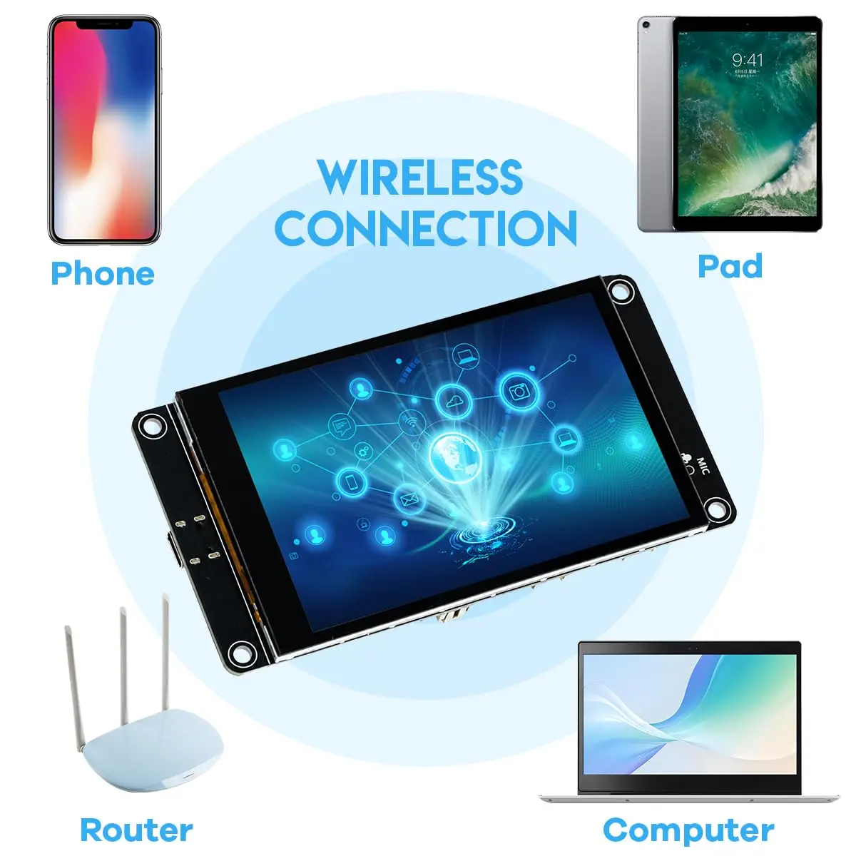 Hosyond ESP32-S3 Touchscreen Module 4.0" 240x320 IPS LCD Capacitive Touch - view 8