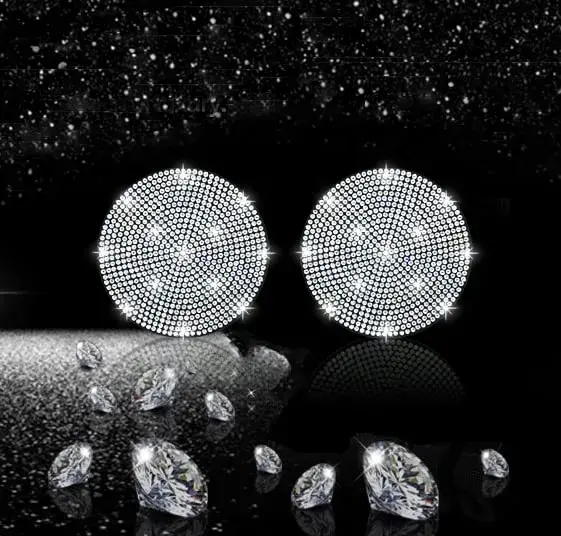 NBTEPEM Bling Car Cup Holder Coasters 7 cm (2.75 inches) | Pack of 4 Crystal Rhinestone Automotive Interior Accessories - view 7