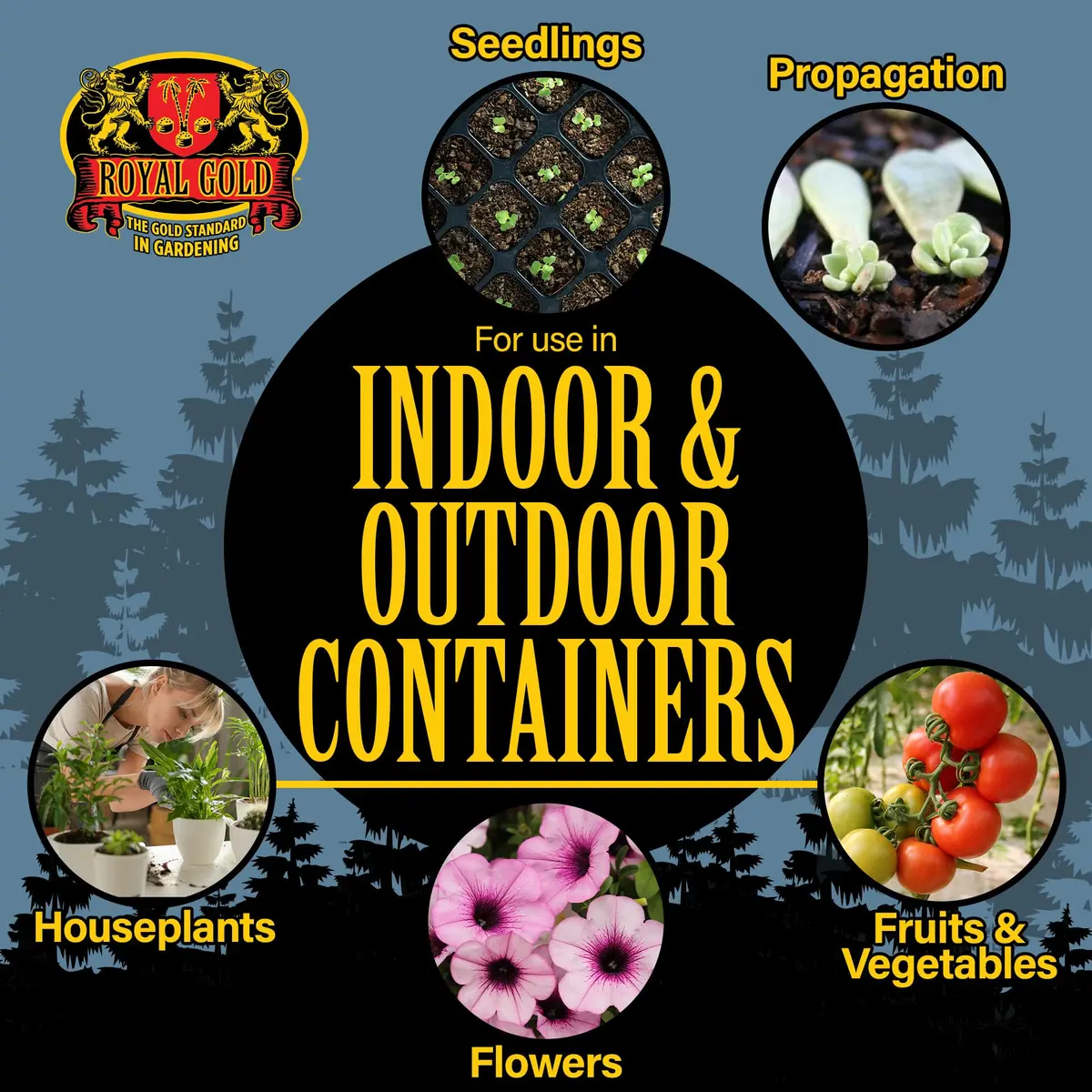 Royal Gold Potting and Propagation Mix, 12qt | Peat-Free, Versatile Garden Soil for Seeds & Clones - view 4
