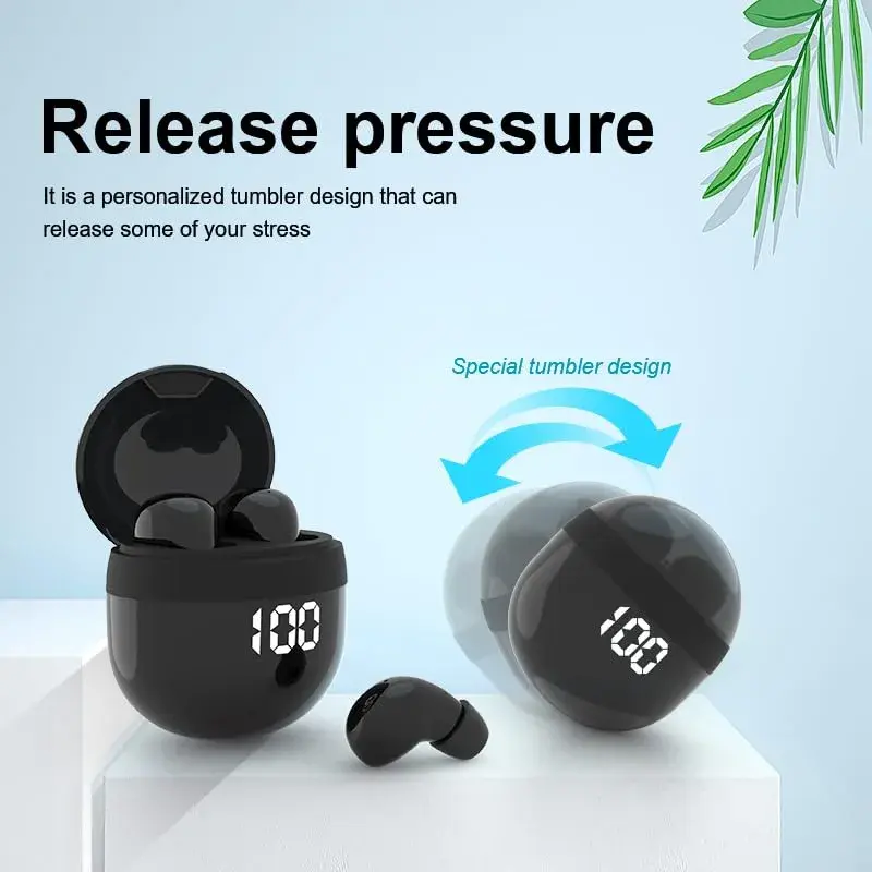 YXYKODM Invisible Mini Wireless Bluetooth Earbuds Tiny IPX5 Waterproof Sleep Stereo | Comfortable for Side Sleeping - view 4