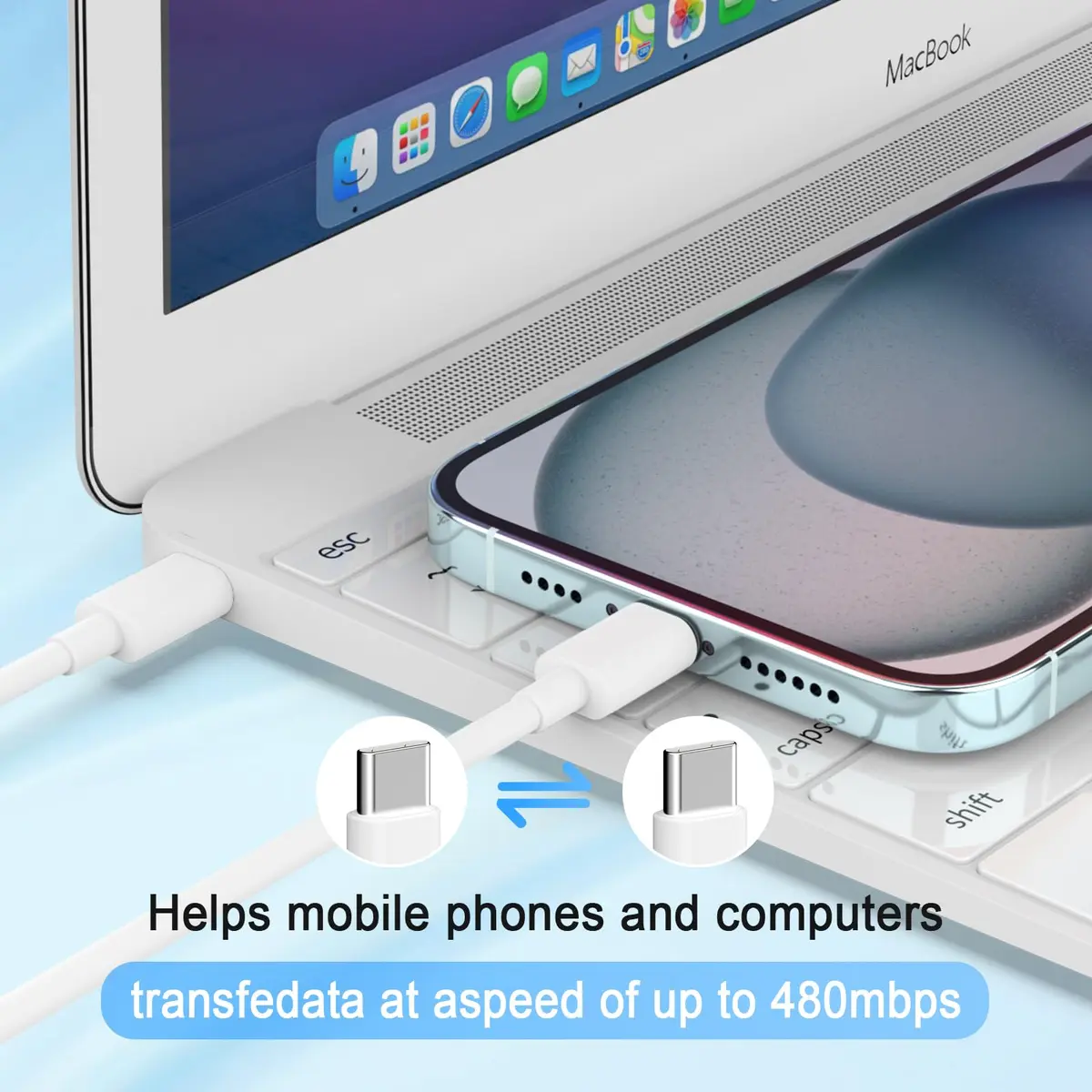 ILOUYU iPhone 18 17 16 Charger, USB C Fast Wall Charging with Cable | 8-Pack 6ft - view 2