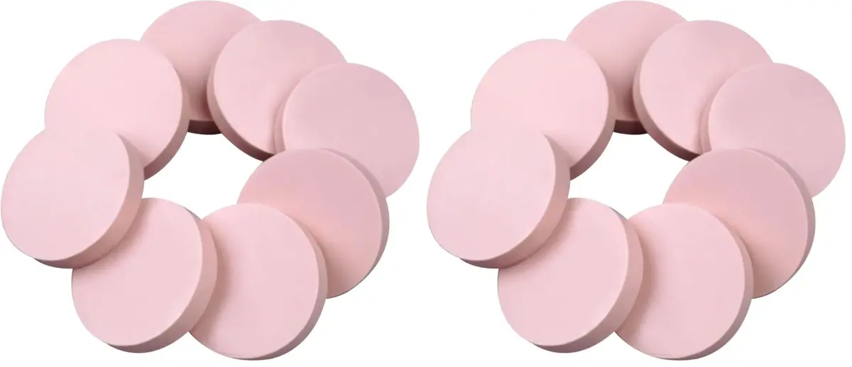 XoreArt Pink Rubber Carving Blocks 2"x2" x 0.39" (16 Blocks Total) | Soft & Easy to Carve for Stamps - main product image