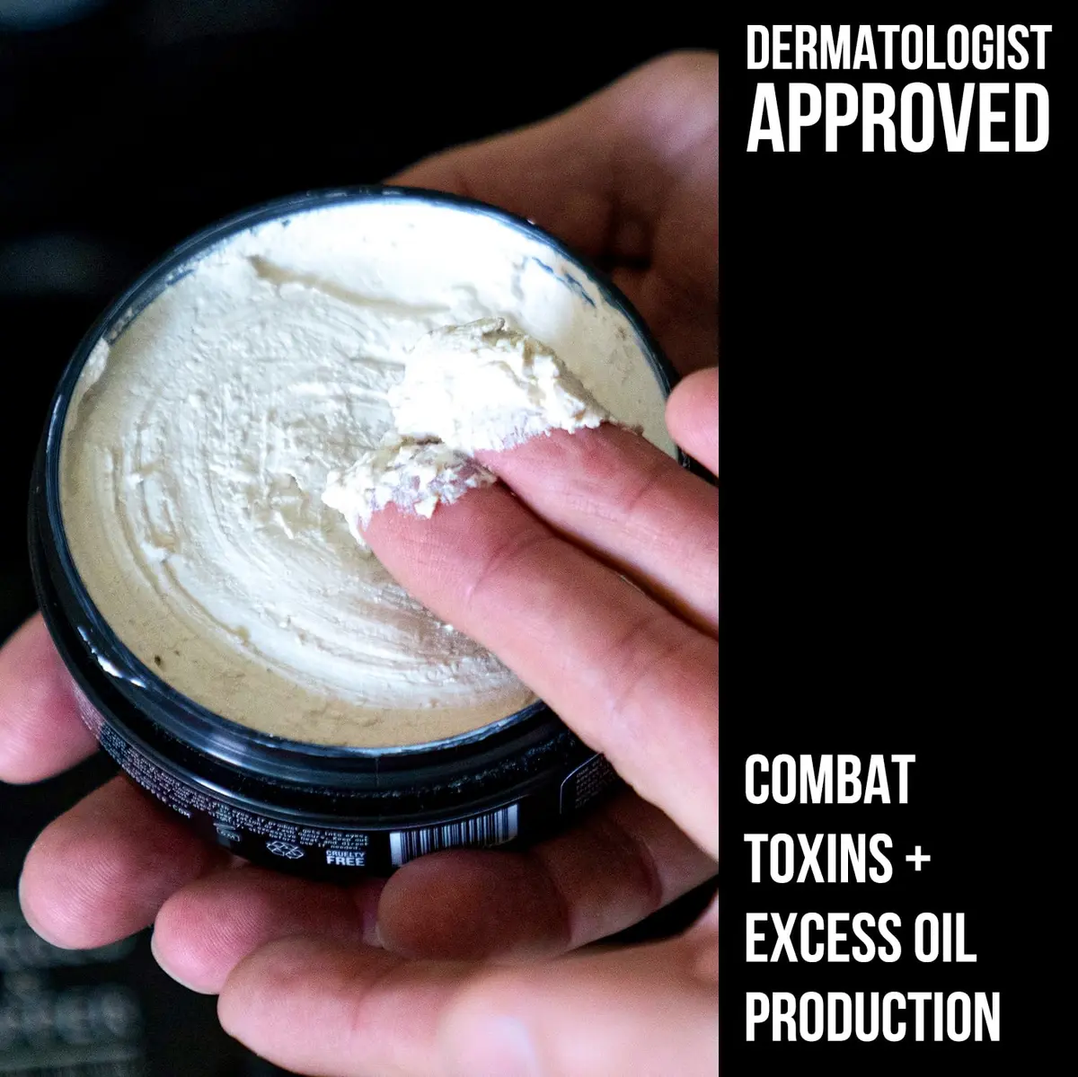 RUGGED & DAPPER Deep Pore Cleansing Face Mask for Men with Kaolin Clay 5.5 Oz | Detox & Clear Skin - view 2
