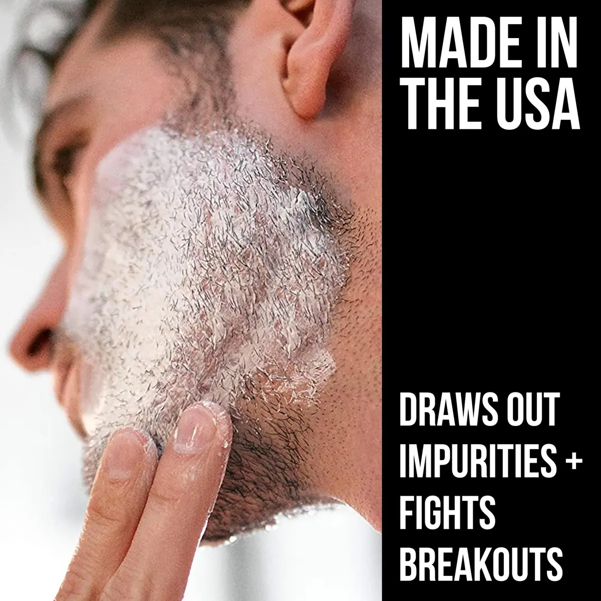 RUGGED & DAPPER Deep Pore Cleansing Face Mask for Men with Kaolin Clay 5.5 Oz | Detox & Clear Skin - view 4