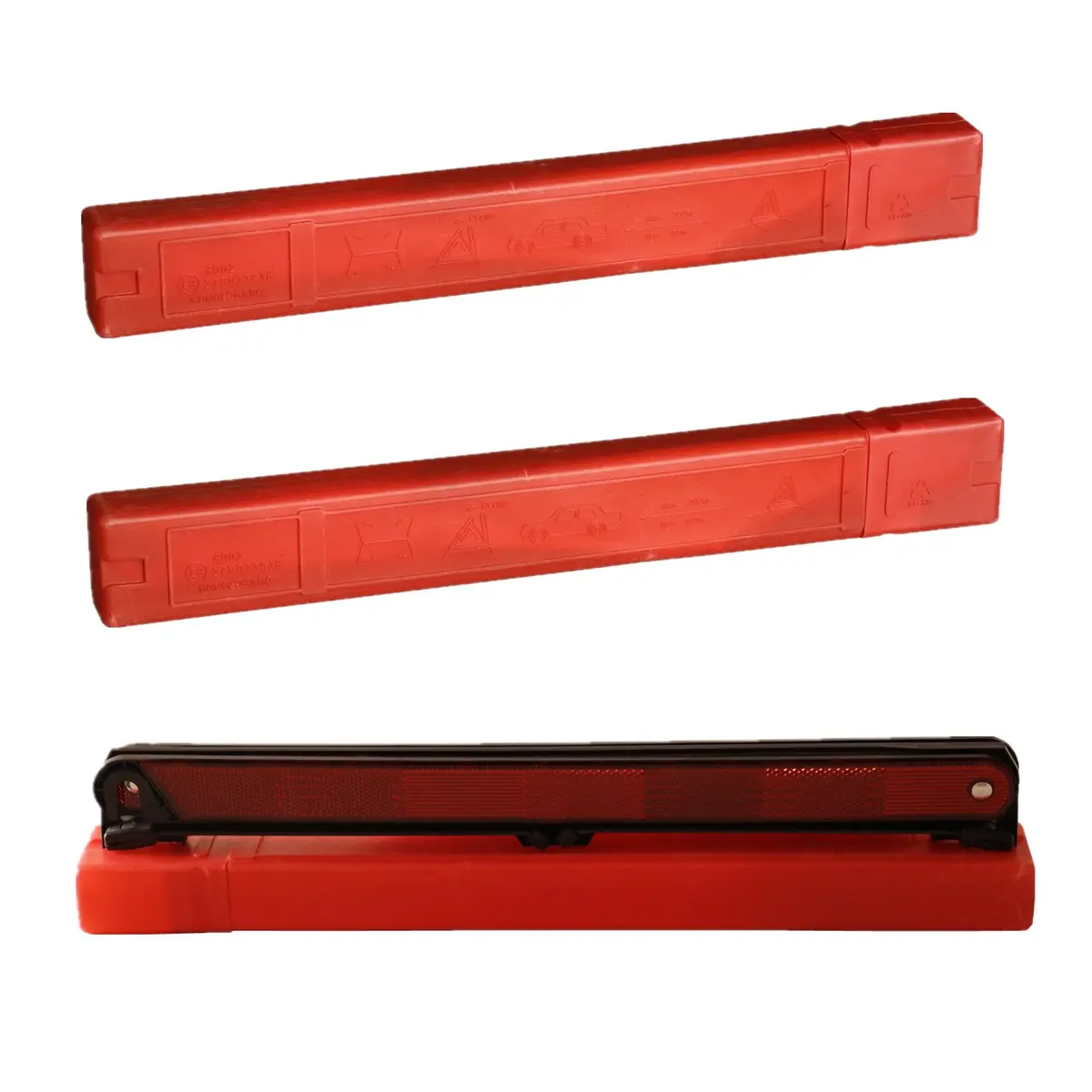KAFEEK Reflective Warning Triangles for Vehicles, 6-Pack | Emergency Roadside Safety Kits - view 2