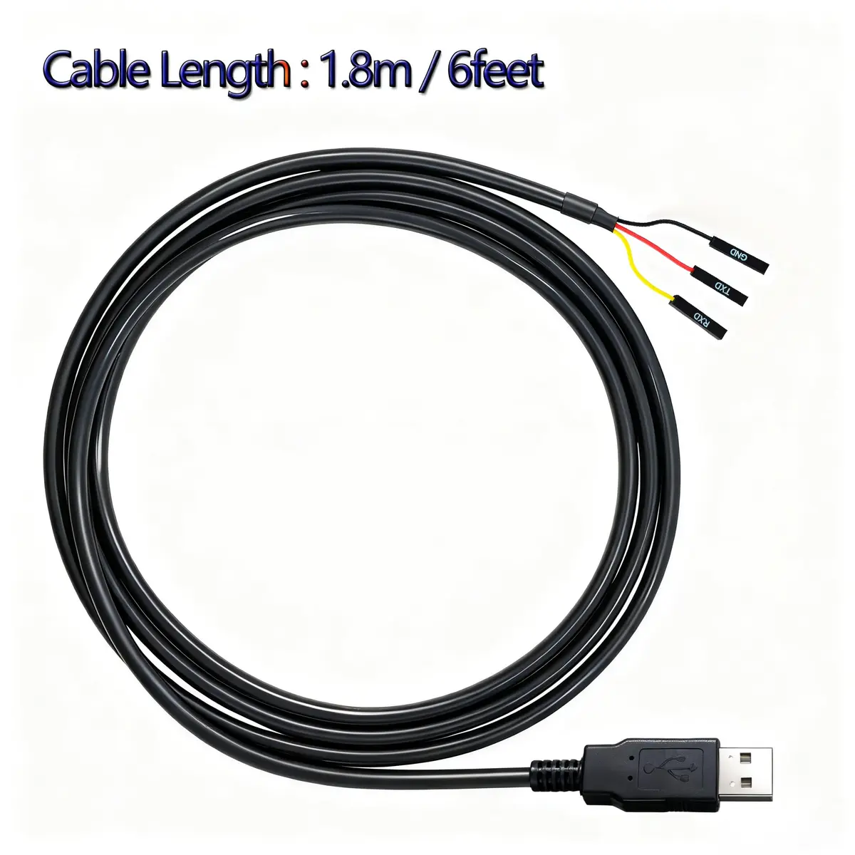 NITOMTYU 6 Feet USB to TTL-232R-RPI 3.3V Adapter Cable | FT232 USB to TTL Serial UART, 2 Pack - view 4