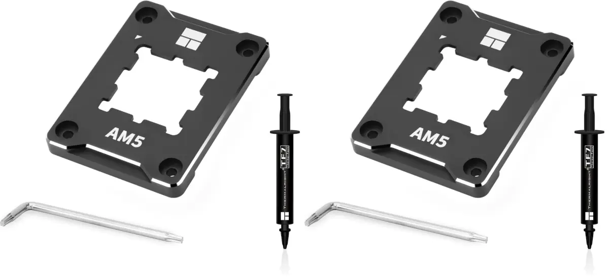 Thermalright ASF-Black AM5 CPU Holder Pack of 2 | Corrective Anti-Bending Fixing Frame - main product image