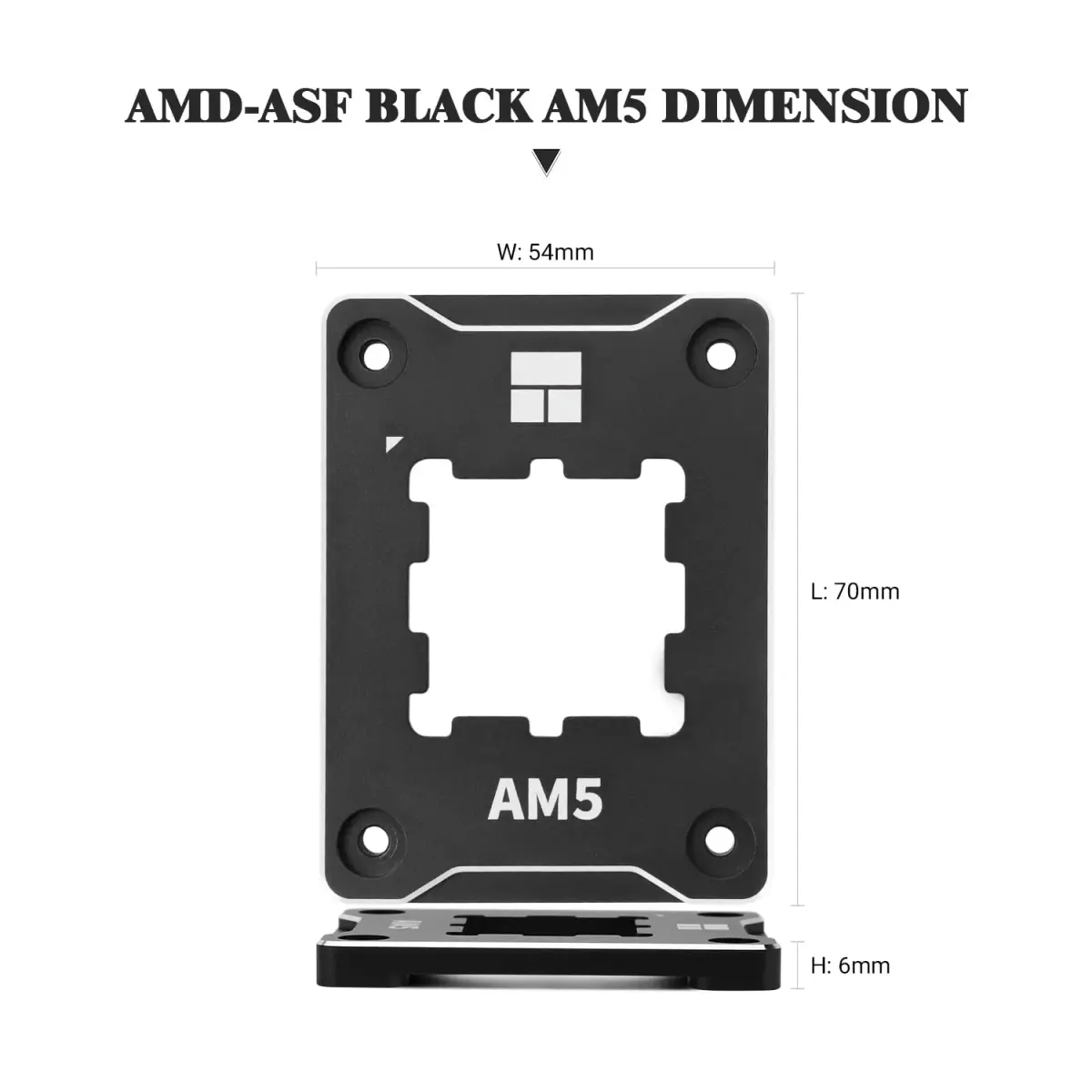 Thermalright ASF-Black AM5 CPU Holder Pack of 2 | Corrective Anti-Bending Fixing Frame - view 2