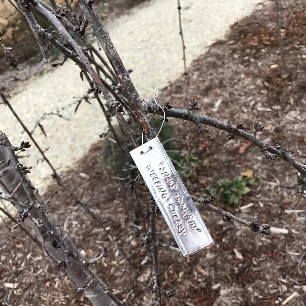 TINSKY Aluminum Plant Labels - 200PCS Metal Tags with Wires for Plant Markers, Tree Tags, Outdoor Identification, Greenhouse (Pack of 2) | Waterproof & Durable - view 7