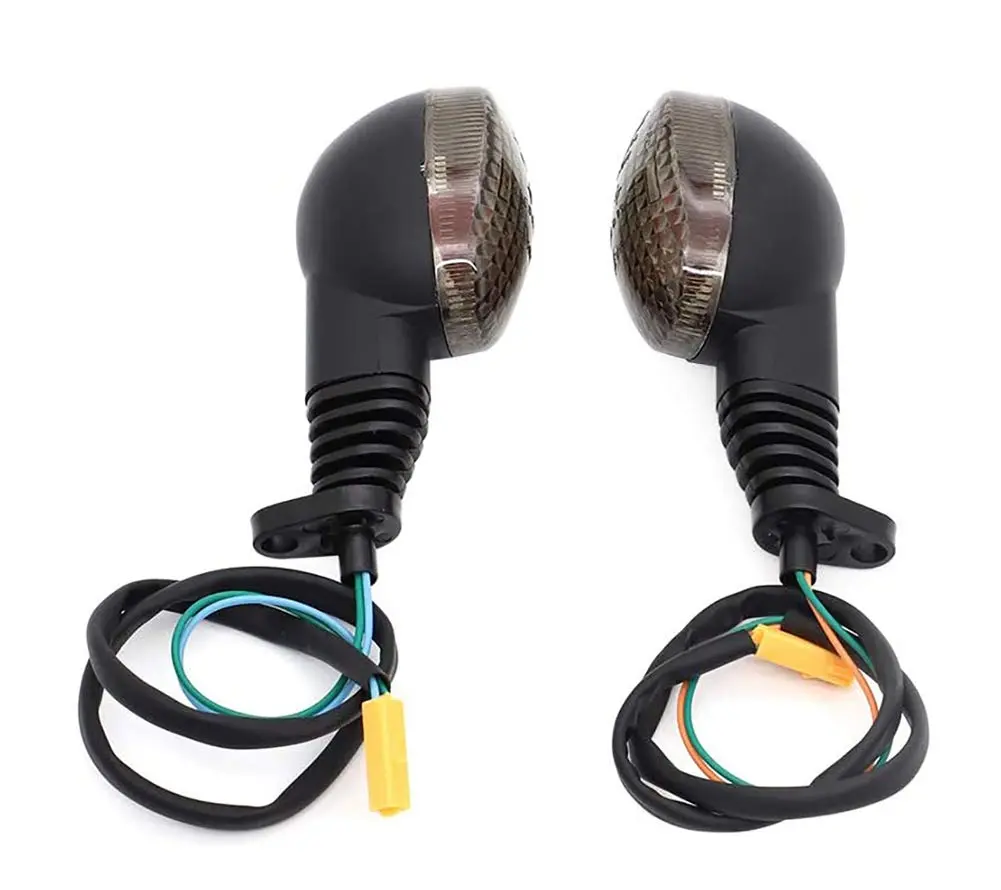 motoparty Motorcycle Turn Signals for Kawasaki EX250R Ninja 250R | Durable Smoke Shell, Easy Install - view 3