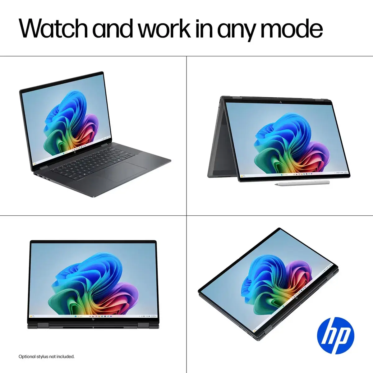 HP OmniBook X Flip 2-in-1 Laptop 16GB LPDDR5 RAM 1TB SSD | AI-Accelerated Creativity & Versatility - view 4
