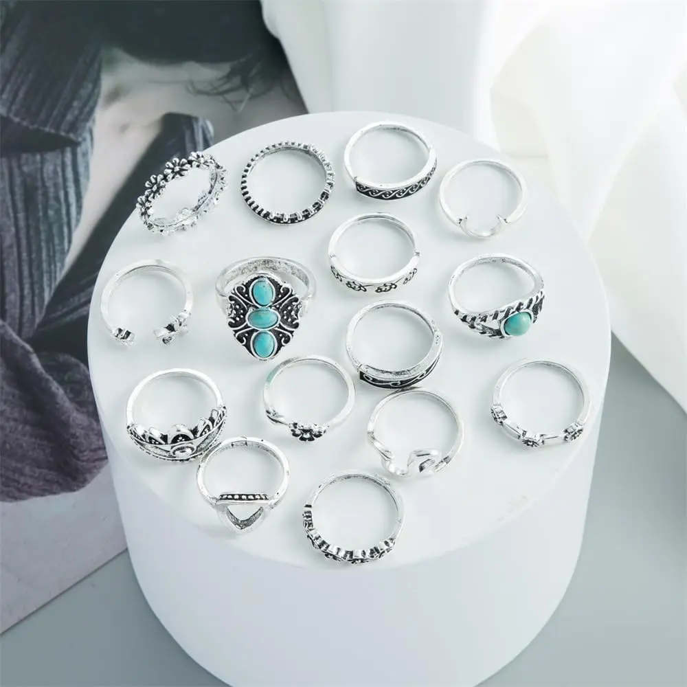 JYSO Mystery Jewelry Jar Bundle – 45+ Piece Turquoise Boho Western Jewelry Set for Women | 11.9"x2.87"x5.98" (30.2cm x 7.3cm x 15.2cm) - view 9