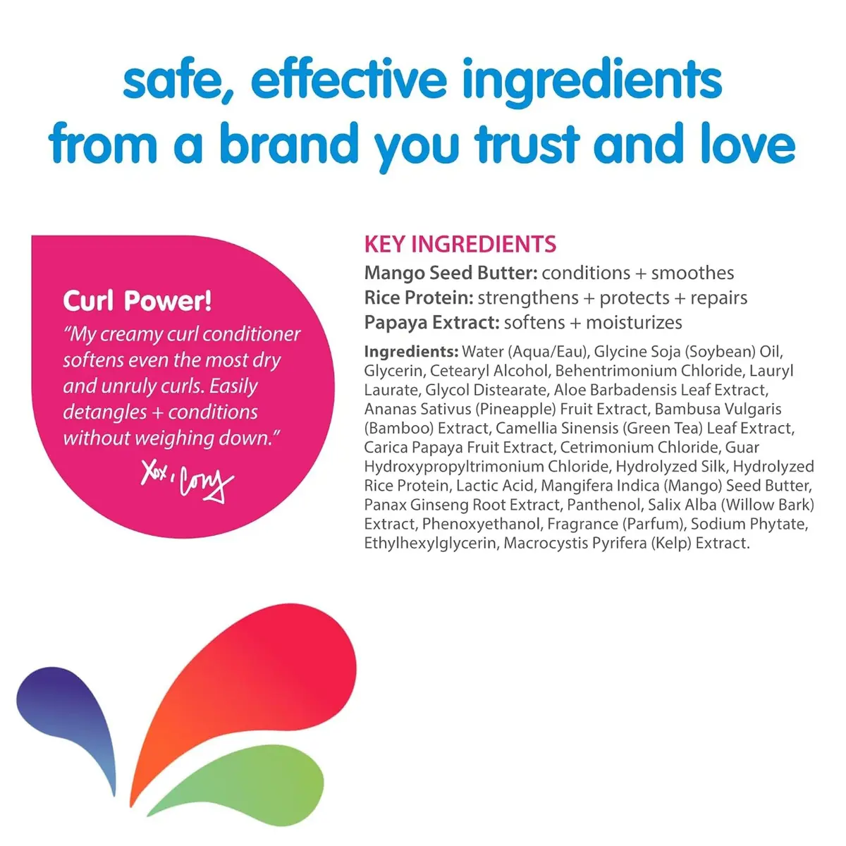 SO COZY Curl Conditioner | Kid's Hair | Softens, Restores Bounce & Shine | No Parabens, Sulfates, Dyes, Sweet-Crème (10.5 Fl Oz Pack of 12) - view 6