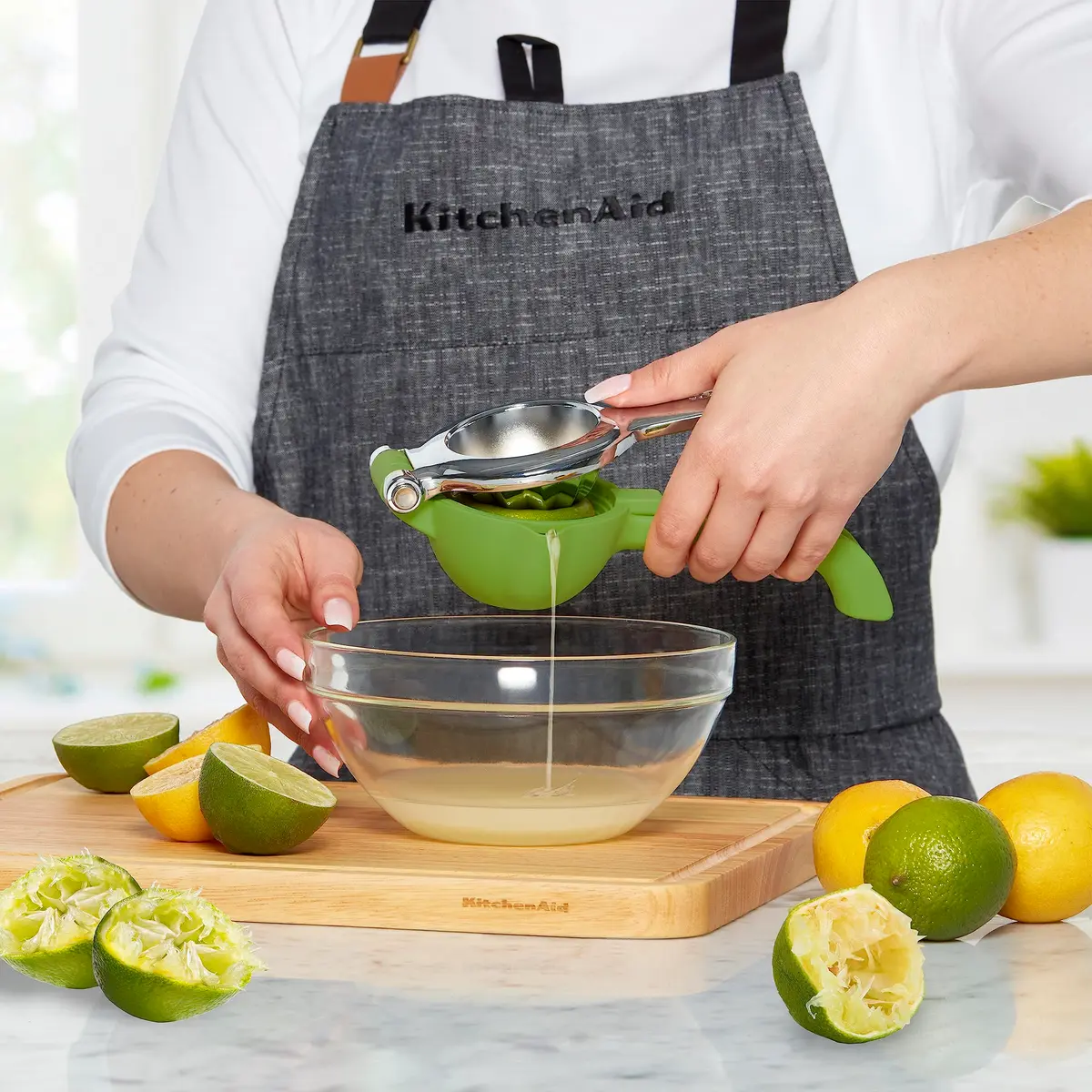 KitchenAid Citrus Juice Press Squeezer for Lemons and Limes 8 Inch Pack of 12 | Effortless Juicing with Seed Catcher - view 6