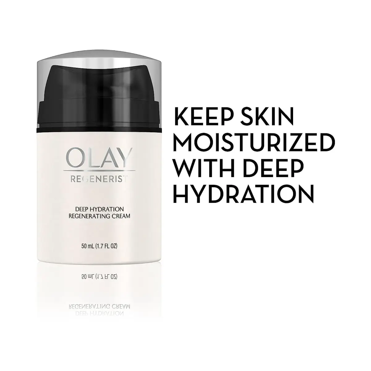 Olay Regenerist Deep Hydration Regenerating Cream Moisturizer 600ml (20.4 Fl Oz) | Amino-Peptide Complex for All Skin Types - view 6