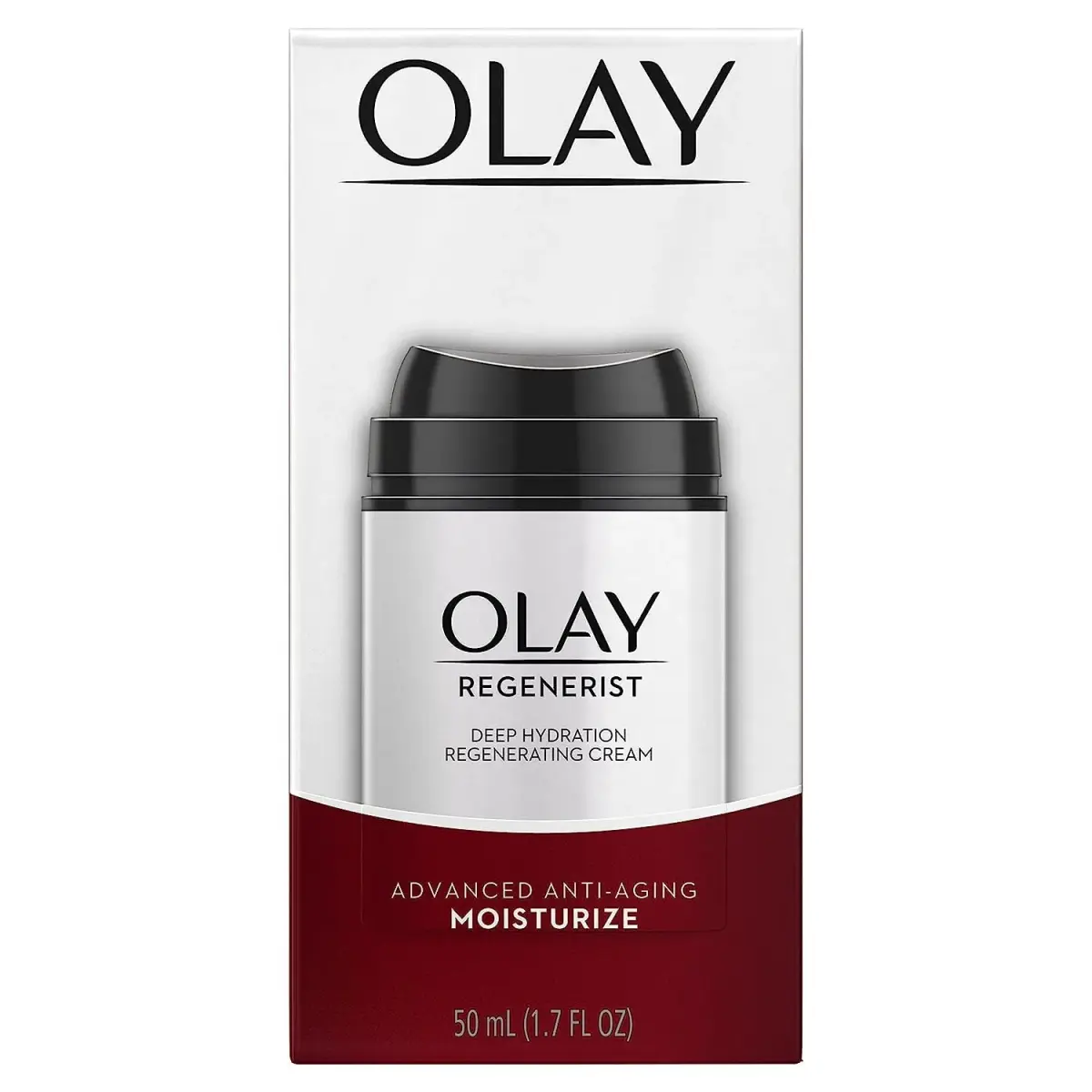 Olay Regenerist Deep Hydration Regenerating Cream Moisturizer 600ml (20.4 Fl Oz) | Amino-Peptide Complex for All Skin Types - view 2
