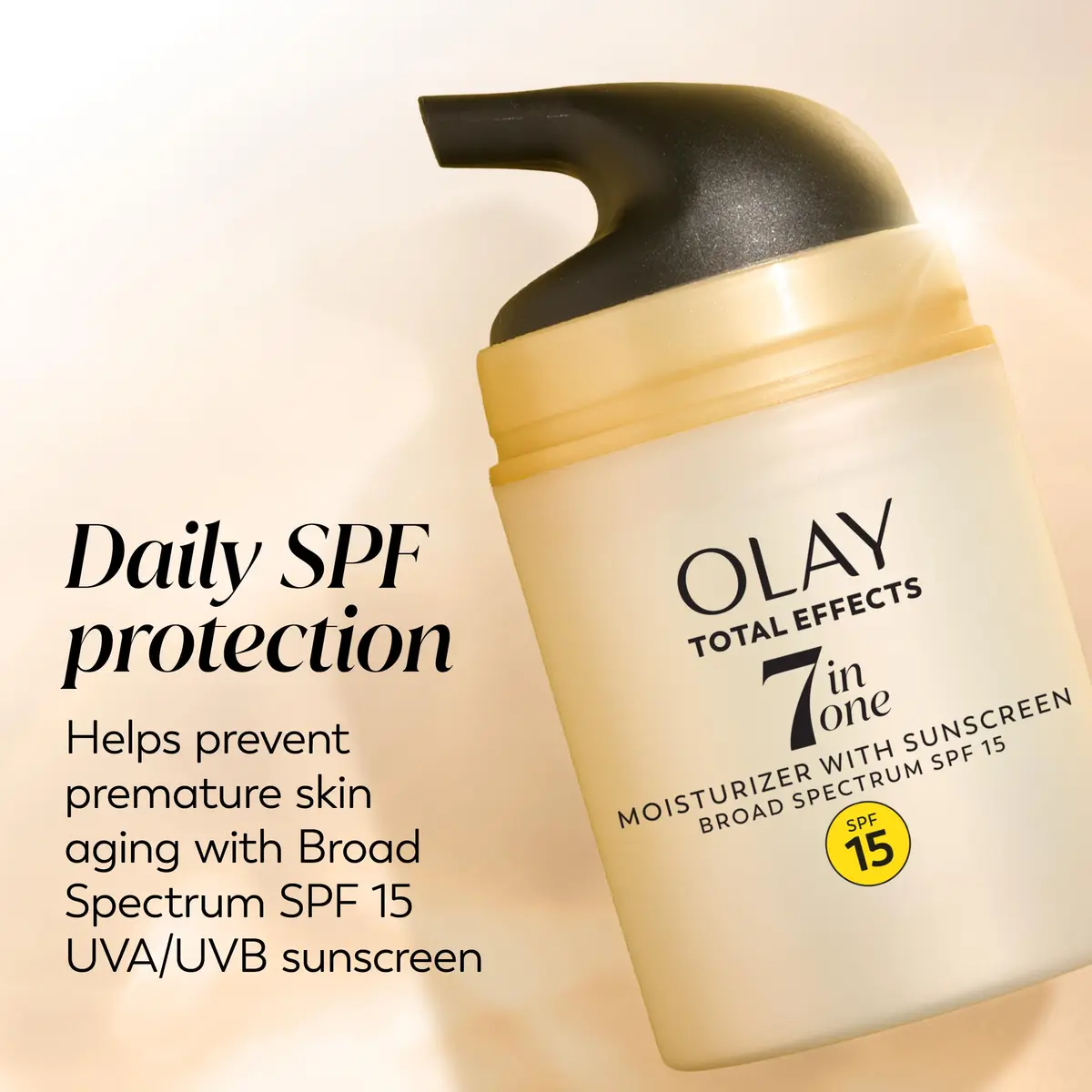 Olay Total Effects 7-in-1 Anti-Aging Face Moisturizer SPF 15 1.7 Fl Oz | Fragrance-Free, Pack of 12 - view 3
