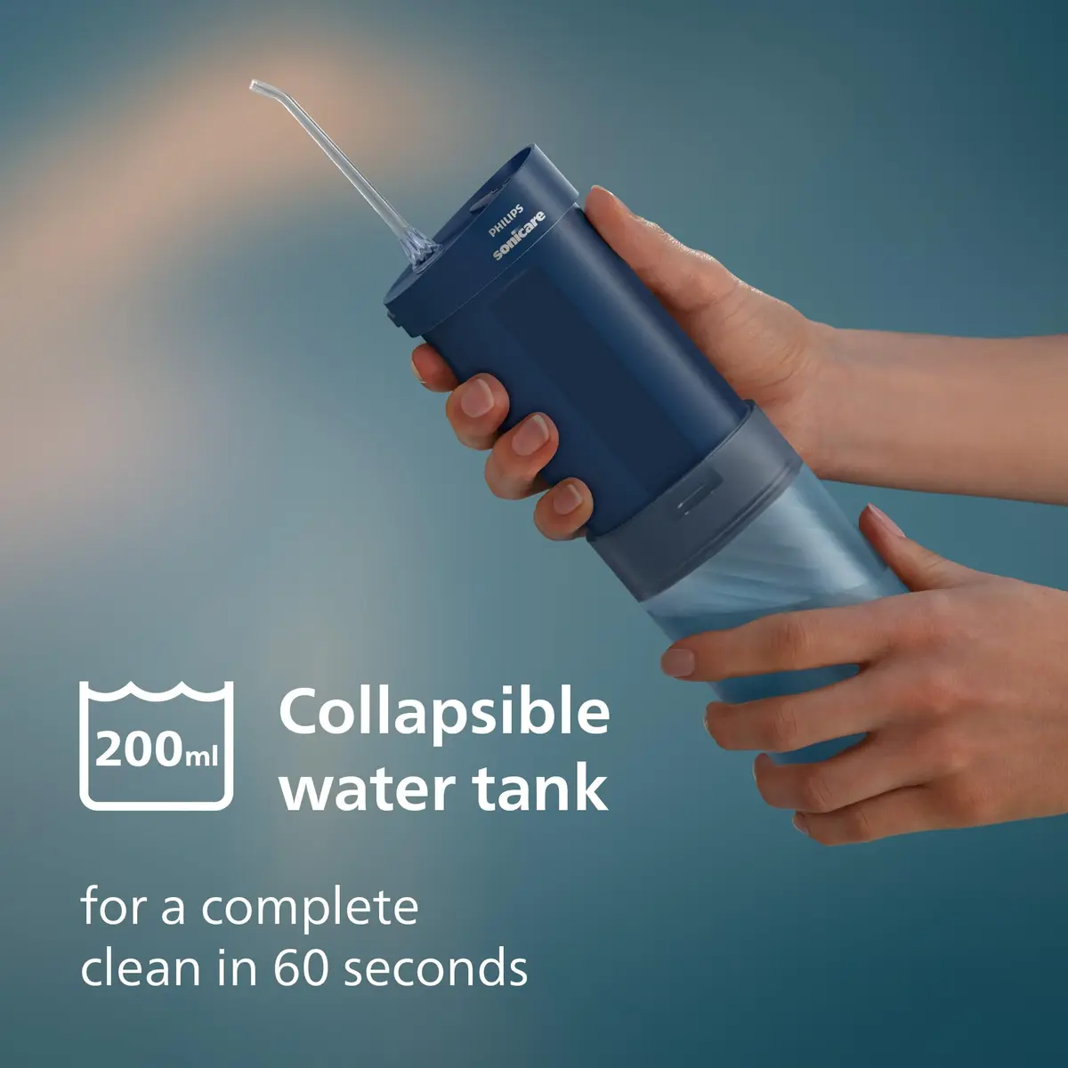 Philips Sonicare Compact Flosser 1000 Portable Water Flosser | 3 Modes for Effective Oral Care - view 6