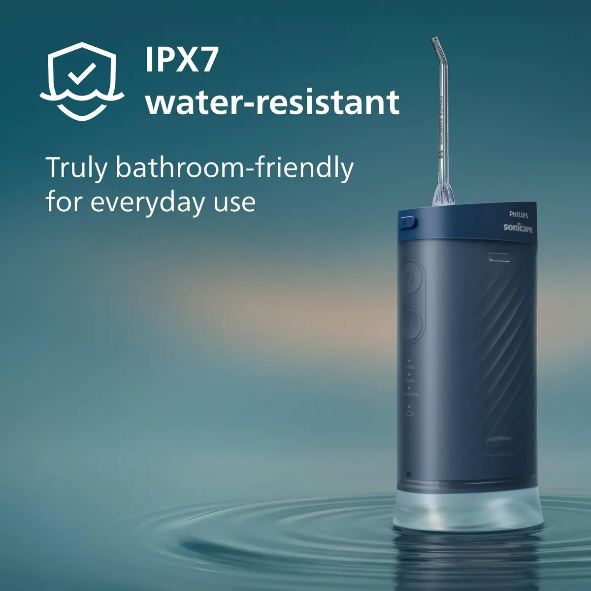 Philips Sonicare Compact Flosser 1000 Portable Water Flosser | 3 Modes for Effective Oral Care - view 7