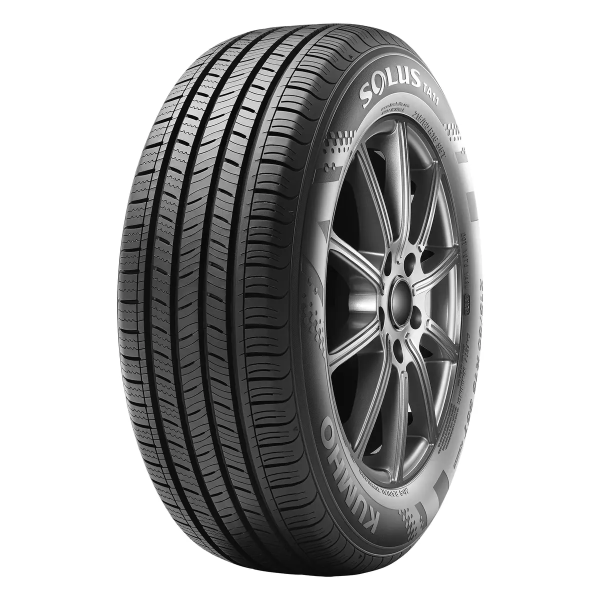 Kumho Solus TA11 205/55R16 91V Passenger Tire | Asymmetrical All-Season Performance - main product image