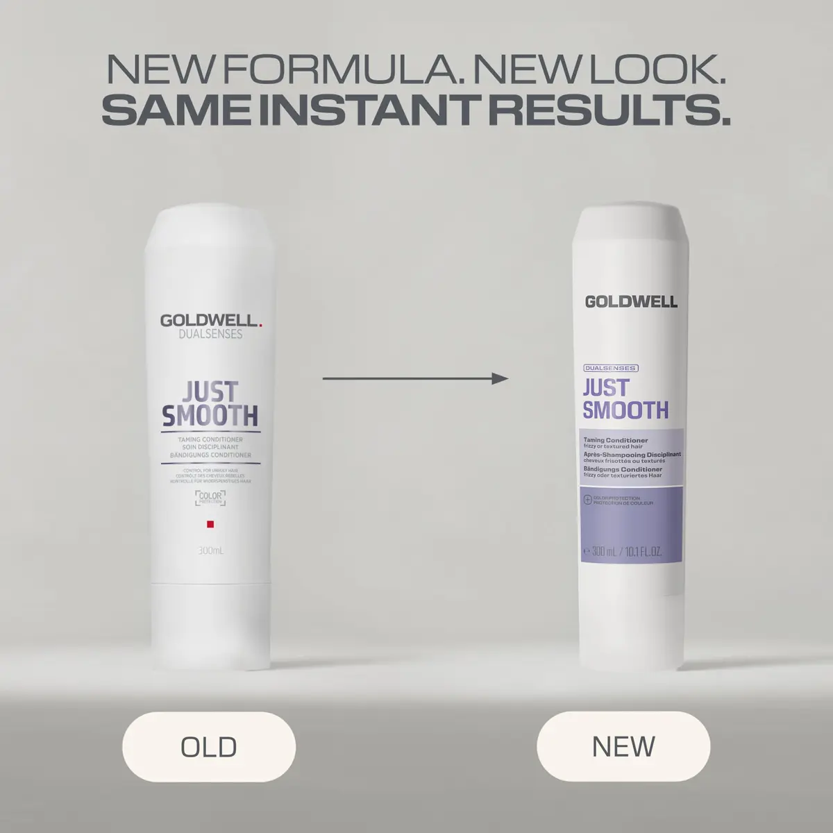 Goldwell Dualsenses Just Smooth Taming Conditioner 300ml | Frizz Control for Coarse, Thick Hair - view 2